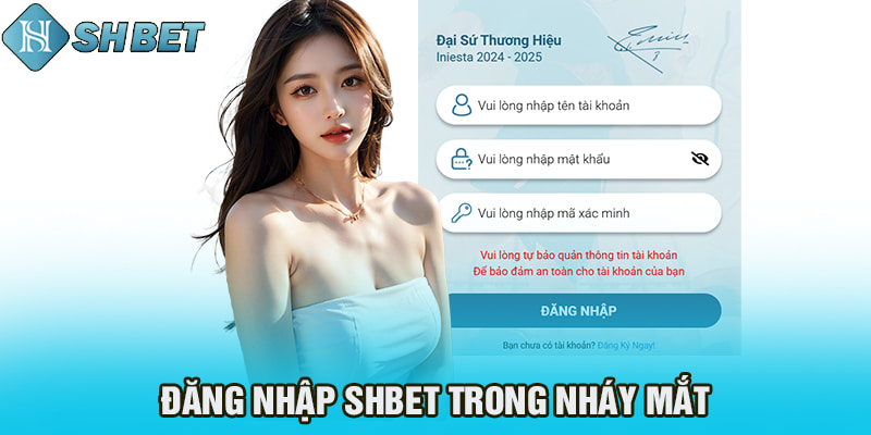 Đăng nhập SHBET trong nháy mắt